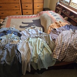 14 men's shirts various brands